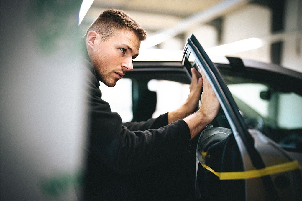 Businessfoto Autofolierer